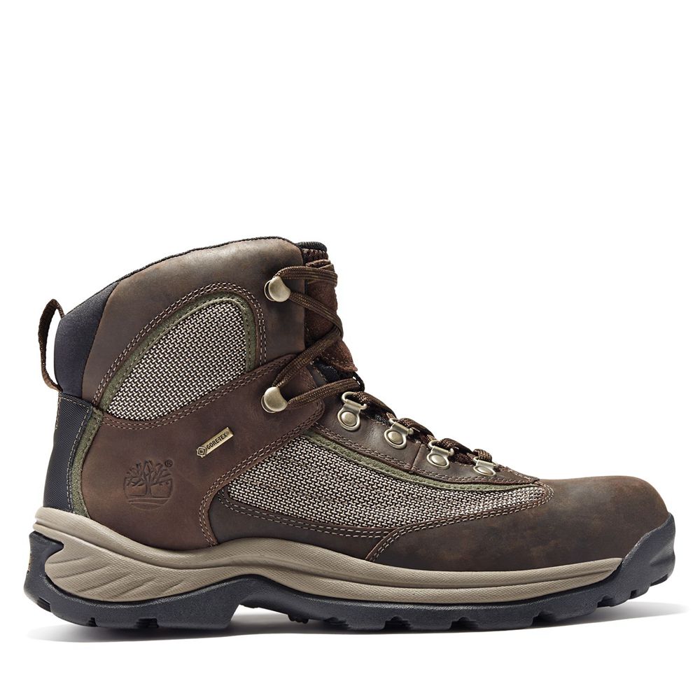 Timberland Mens Hiking Boots Plymouth Trail Waterproof - Dark Brown - India UA8154620